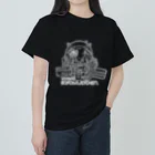 syokudouenのメカ牛くん ヘビーウェイトTシャツ