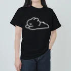 ナポリのSUZURIの寝そべりうさちゃん Heavyweight T-Shirt