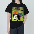 satoharuのハロウィンの仮装パーティー ヘビーウェイトTシャツ