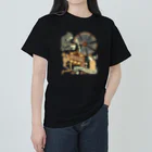 ecoartiqueの非常に非常にグラフィックtシャツのような頭蓋骨のコーヒー Heavyweight T-Shirt