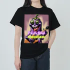 ケマオの店「ZF」の🍆 ベジロック「ナスくん」 🎸✨ ヘビーウェイトTシャツ