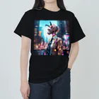 𝔔𝔘𝔒ℜℑ𝔄のCyberpunk giraffe Heavyweight T-Shirt