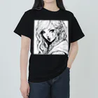 zaisuのピアス女子 Heavyweight T-Shirt