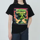 ケマオの店「ZF」の🥦ベジロック「ブロッコリくん」🎸 ヘビーウェイトTシャツ