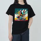 のんびりアート工房のガラクタアート Heavyweight T-Shirt