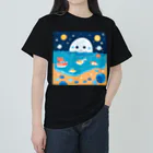 dou-douの宇宙と海の仲間たち ヘビーウェイトTシャツ