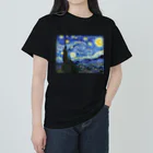 「印象派」ゴッホ・グッズ専門店のゴッホ　星月夜 ヘビーウェイトTシャツ