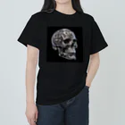 Tsumuri3Dの頭蓋骨 ヘビーウェイトTシャツ