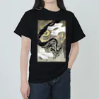 たかし漫画帽子の逆さ龍 Heavyweight T-Shirt