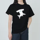 サトオのシュモクザメ 白 Heavyweight T-Shirt