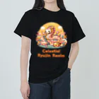 大江戸花火祭りのCelestial Ryujin Realm～天上の龍神社6 ヘビーウェイトTシャツ