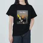 KIYOSUMI SLEEPS 【SHIKA.SOJI】のThis Way  【 SHIKA SOJI 】 ヘビーウェイトTシャツ