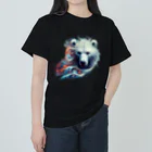 e-lily32のBeautiful Bear　聖戦士　A ヘビーウェイトTシャツ