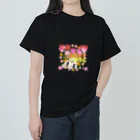 porte☘️bonheur〜ﾎﾟﾙﾄ·ﾎﾞﾇｰﾙの龍神〜AURA〜笑顔 ヘビーウェイトTシャツ