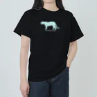 animal factoryのヒョウ ペイズリー柄 黒Tシャツ Heavyweight T-Shirt