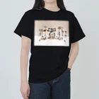 take-Chiyoのワイヤーアート・ドラムセット ヘビーウェイトTシャツ