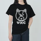 VIRTUAL CROSSのShiba Logo white  ヘビーウェイトTシャツ