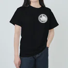 KOTOBUKIDOの家紋Tシャツ白抜き（丸に揚羽蝶） ヘビーウェイトTシャツ