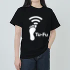 くいなの母のTu-Fu(痛風)受信中(White) ヘビーウェイトTシャツ