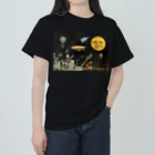 Guignolの「天体観測展・月世界旅行」 Heavyweight T-Shirt