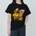 思う屋の価値の分かる猫 Heavyweight T-Shirt