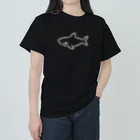 サメ わりとおもいのわりとシンプルなサメ2021白線 Heavyweight T-Shirt