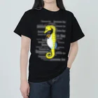 LalaHangeulのSeahorse Dad  ヘビーウェイトTシャツ