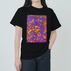 Yuri HoshoのPurple and Yellow ヘビーウェイトTシャツ