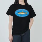 猫と釣り人のNIJIMASU_2R ヘビーウェイトTシャツ