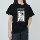 nya-mew（ニャーミュー）のこねこ活発危険！ Heavyweight T-Shirt