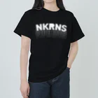 NKRNSのNKRNS　ロゴ白（フロント） Heavyweight T-Shirt