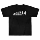 焼きそば好きの進化論Tシャツ【サッカー】 Heavyweight T-Shirt