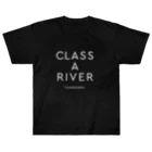 多摩川グッズストア SUZURI店のCLASS A RIVER［TAMAGAWA］ホワイト ヘビーウェイトTシャツ