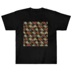 m7kenjiのpixelTextilePattern_02 Heavyweight T-Shirt