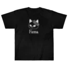 sachiko2004shopのFam& 花と猫 Heavyweight T-Shirt