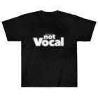 muramatsu_koikeのCenter is not Vocal(白文字) ヘビーウェイトTシャツ