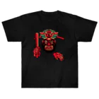 Hanto dotの閻魔大王のドット絵　喝！ Heavyweight T-Shirt