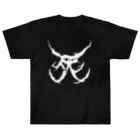 Hachijuhachiの死　DEATH METAL LOGO WHITE Heavyweight T-Shirt