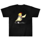 Cockatiel PartYのCockatiel  PartYのビッグロゴアイテム(ロゴ白文字) ヘビーウェイトTシャツ