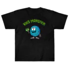 YOKAI BROSのVHS MONSTER クラックロゴ（ライトグリーン版） ヘビーウェイトTシャツ