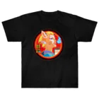 NAMI★HANA屋の日本の妖狐(ようこ)金髪 Heavyweight T-Shirt