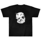 grau und mattのCats And Skulls White ヘビーウェイトTシャツ