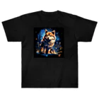 kafumiの海外の古着風柴犬 ヘビーウェイトTシャツ