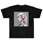 AI Creative Hub（AIクリエイティブハブ）のAIアンドロイド Heavyweight T-Shirt