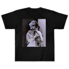 PALA's SHOP　cool、シュール、古風、和風、のMarilynMonroe　&　CAT Heavyweight T-Shirt