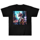 𝔔𝔘𝔒ℜℑ𝔄のCyberpunk giraffe Heavyweight T-Shirt