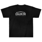 colormeshopの全面ロゴ白：濃カラバリ ヘビーウェイトTシャツ
