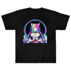 ミネラル太郎の幻想少女リリー　〜星々との対話〜 ヘビーウェイトTシャツ