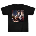 ミネラル太郎のギター少女　リオ ヘビーウェイトTシャツ