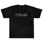 TERASS Storeのラインロゴ/White ヘビーウェイトTシャツ